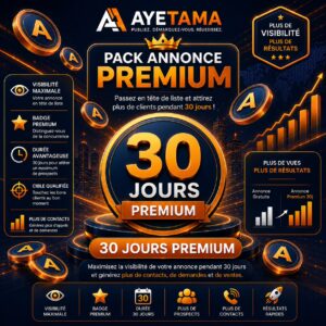 Annonce Premium de 30 jours