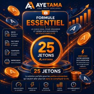 Pack 25 Jetons L'essentiel pour bien démarrer