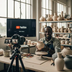 Transformez votre savoir-faire en contenu vidéo professionnel publié sur YouTube, TikTok et Instagram. Pendant que vous travaillez, votre vidéo attire des clients 24h/24.