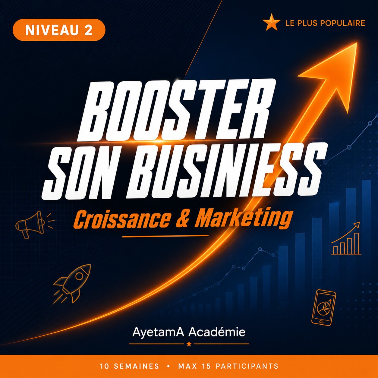 AyetamA Académie Niveau 2 : Booster Son Business (Croissance & Marketing)
