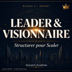 Vous voulez bâtir une vraie entreprise qui tourne sans vous ? Ce programme premium de 16 semaines en présentiel et mentorat individuel vous donne les clés pour structurer juridiquement votre activité, lever des fonds, dupliquer votre modèle et piloter une équipe performante. Places limitées à 10 participants. Paiement en 3× accepté.