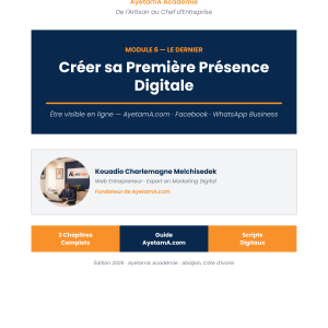 En 2026, un artisan invisible en ligne est un artisan qui perd des chantiers chaque jour sans le savoir. Ce guide te montre comment créer un profil professionnel qui attire, comment optimiser ta fiche AyetamA.com pour recevoir des demandes géolocalisées, et comment répondre à un message en ligne pour décrocher un rendez-vous signé — le tout sans compétences informatiques.
