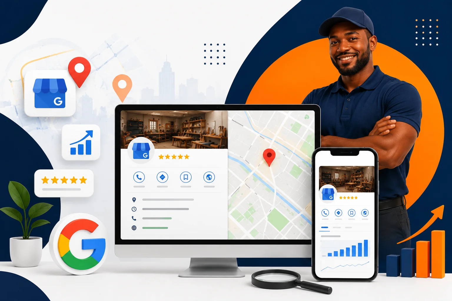 Création et optimisation de compte Google Business Profil (Google Maps)